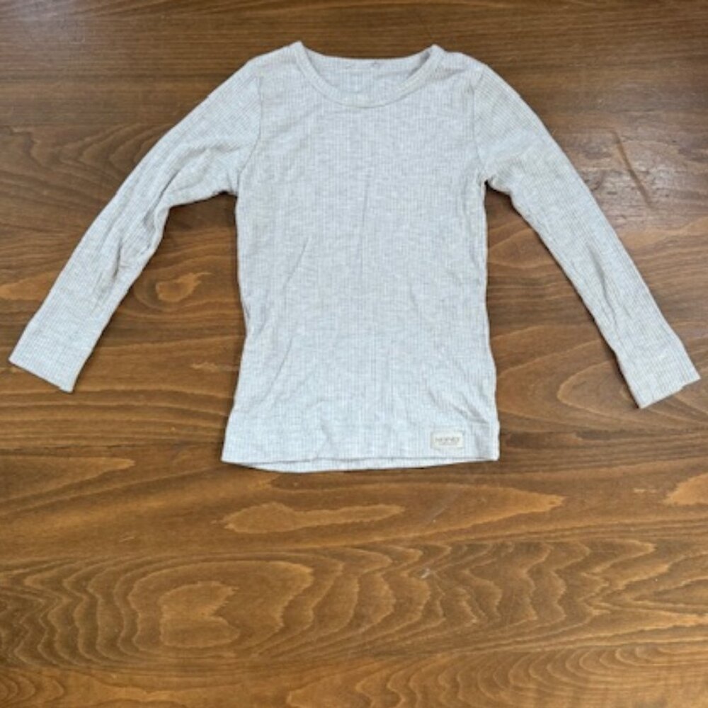 Cotton Ribbed LS T-shirt S
